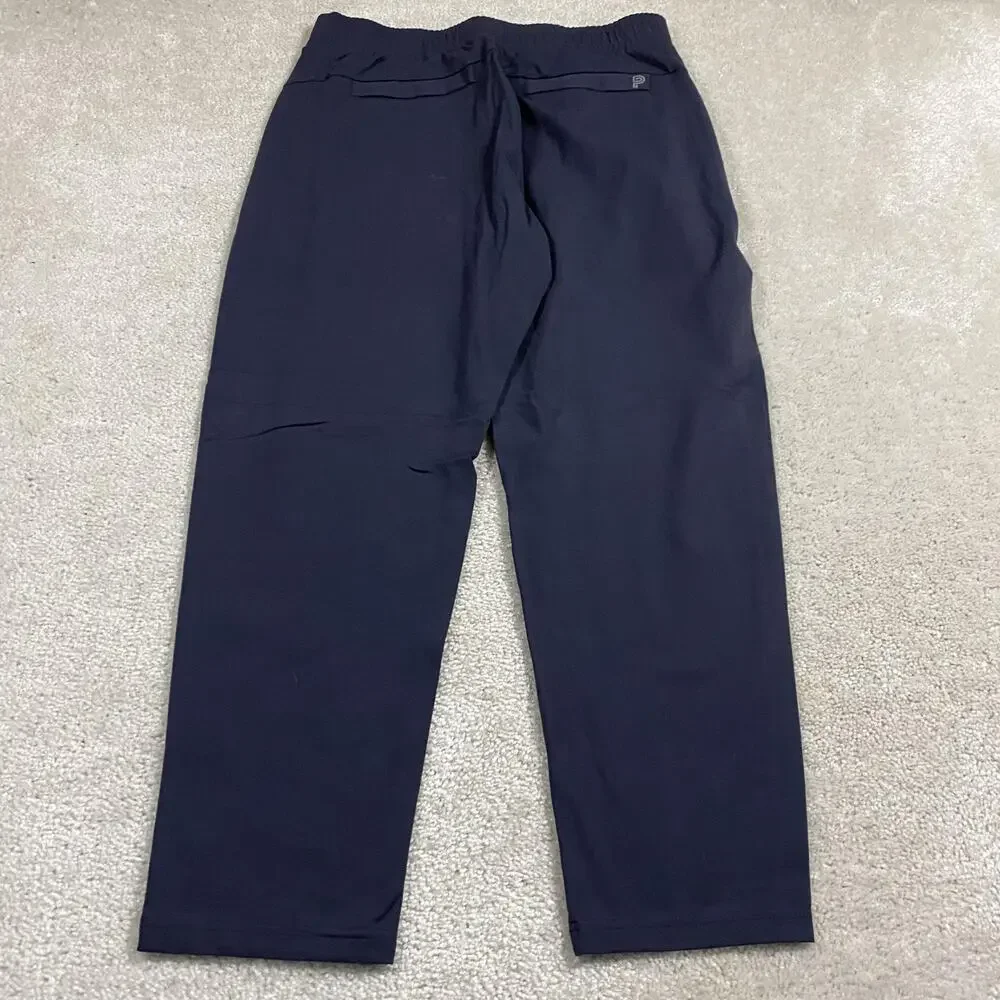 Public Rec Pants Mens 34x28 Navy Nylon Stretch Elastic Waist Travel Golf Tech